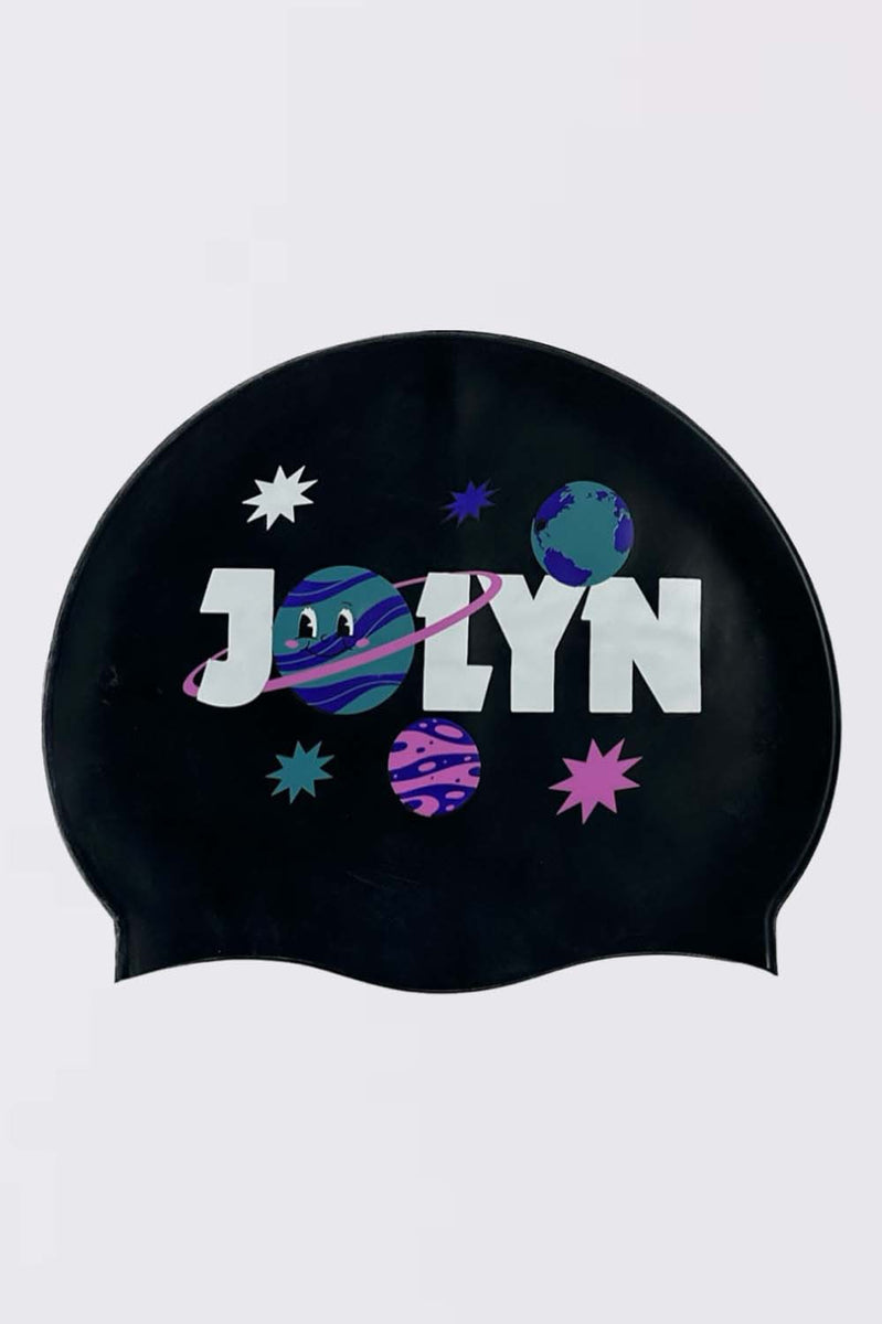 Printed Silicone JOLYN Exclusive Logo Swim Cap JOLYN