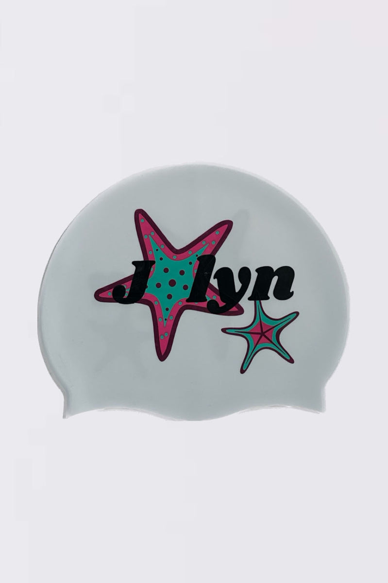 Printed Silicone JOLYN Exclusive Logo Swim Cap JOLYN
