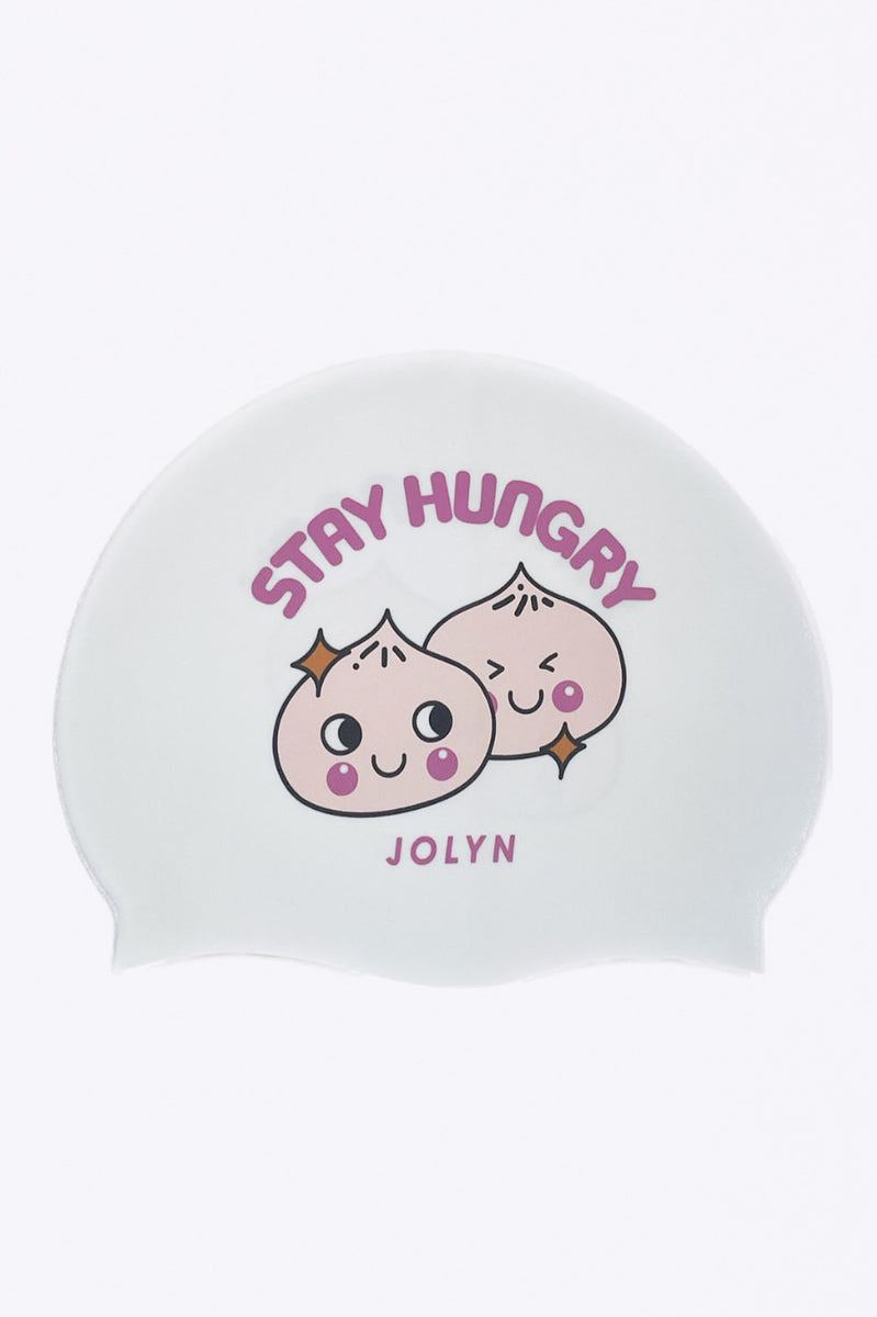 Printed Silicone JOLYN Exclusive Logo Swim Cap JOLYN
