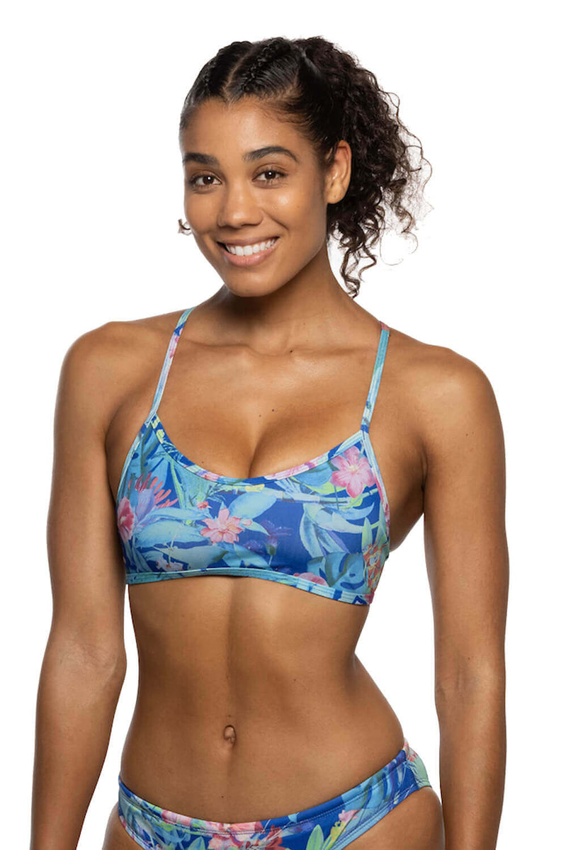 Limited Edition Print Adrian FixedBack Bikini Top JOLYN