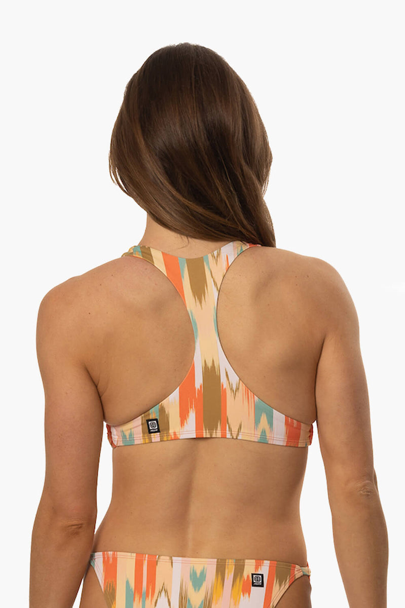 Cleo Fixed Back Bikini Top JOLYN Surf Collection JOLYN