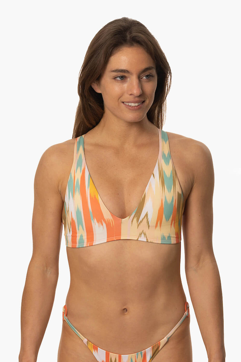 Karena Fixed Back Bikini Top JOLYN Surf Collection JOLYN