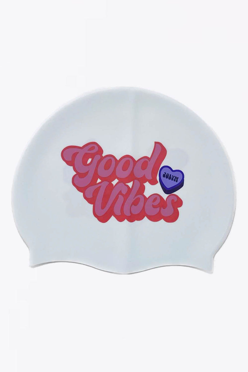 Printed Silicone JOLYN Exclusive Logo Swim Cap| JOLYN