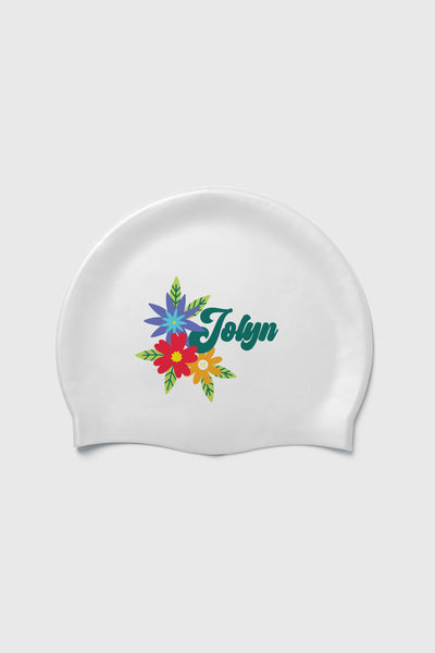 Flat lay image of Mobamba Swim cap