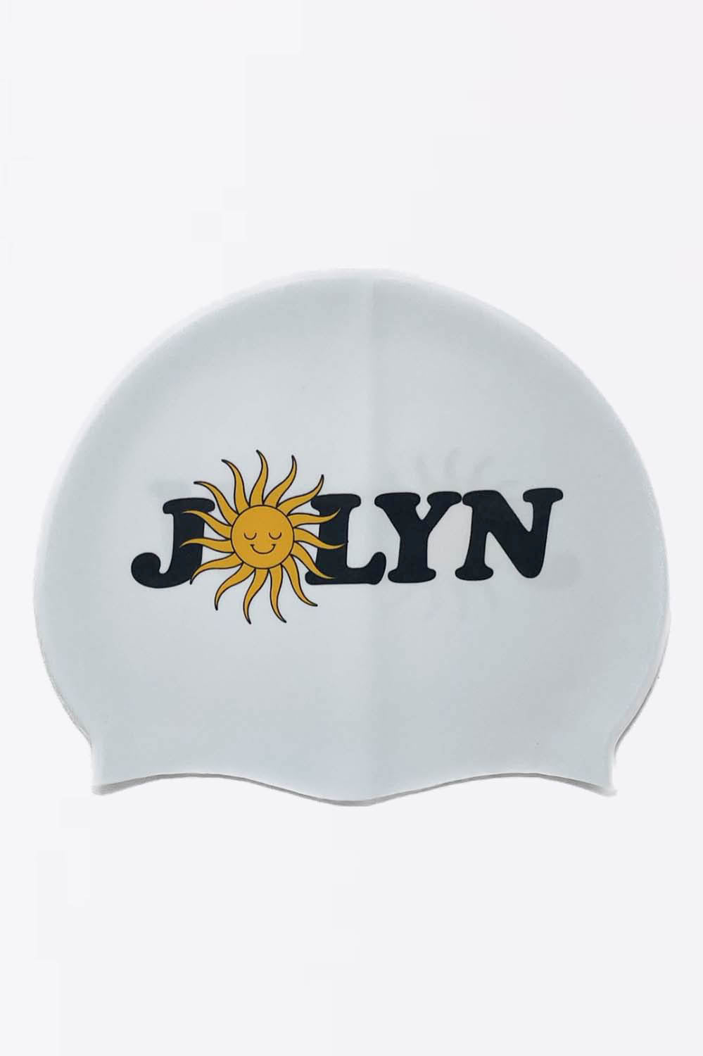 Printed Silicone JOLYN Exclusive Logo Swim Cap| JOLYN