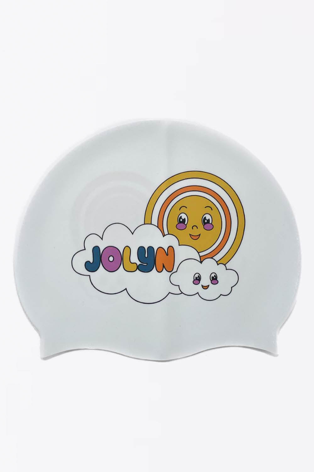 Printed Silicone JOLYN Exclusive Logo Swim Cap JOLYN