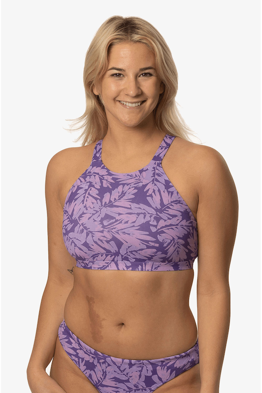水着 KAYLEE TOP MIX Kaylee | Active Thick Straps High Neck Sports Bra Bikini Top | JOLYN