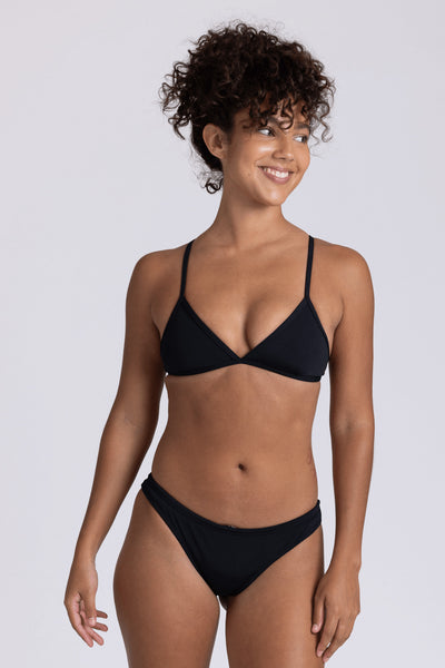 Ladies Sportswear Women's Solid Bikini Swimwear Set in Black! Shop Now