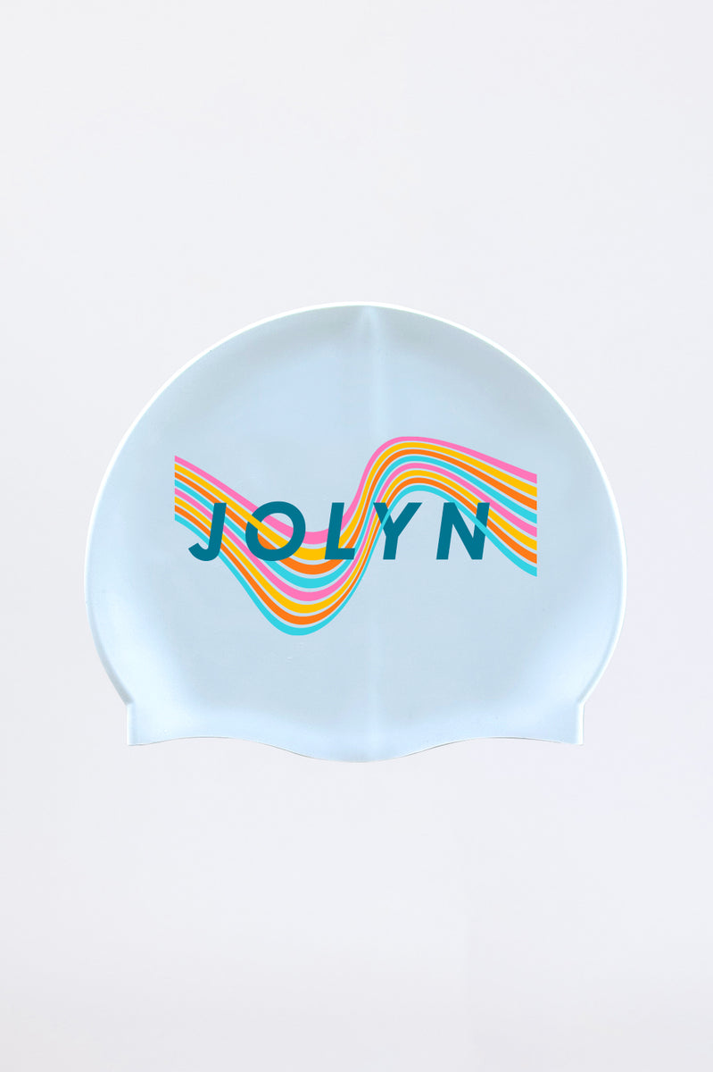 Printed Silicone JOLYN Exclusive Logo Swim Cap JOLYN