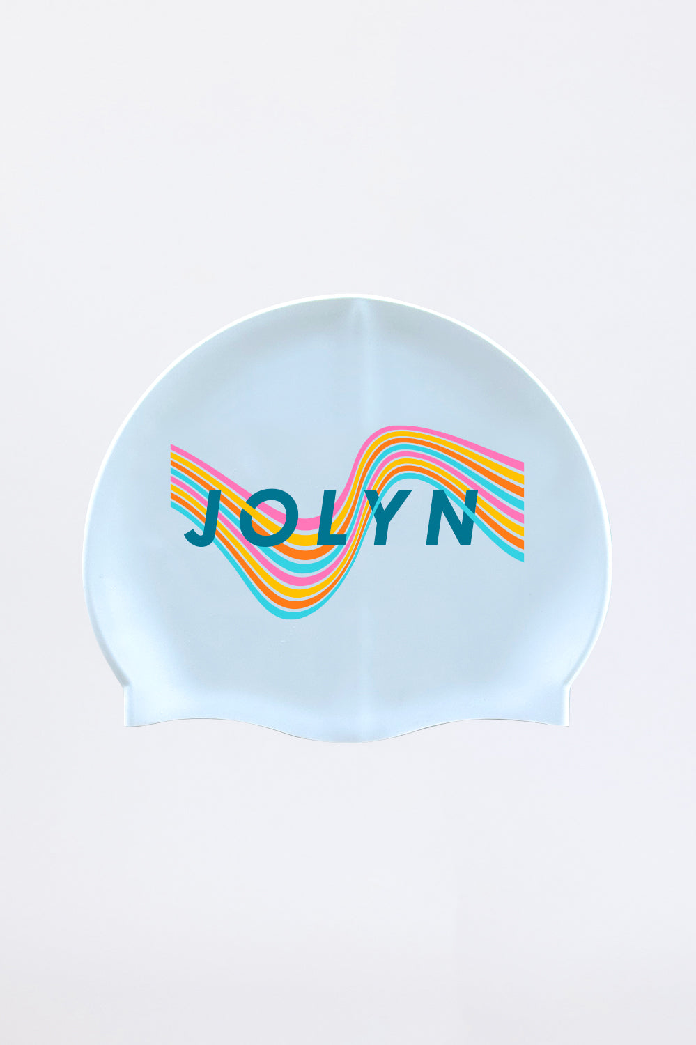 Printed Silicone JOLYN Exclusive Logo Large Swim Cap| JOLYN