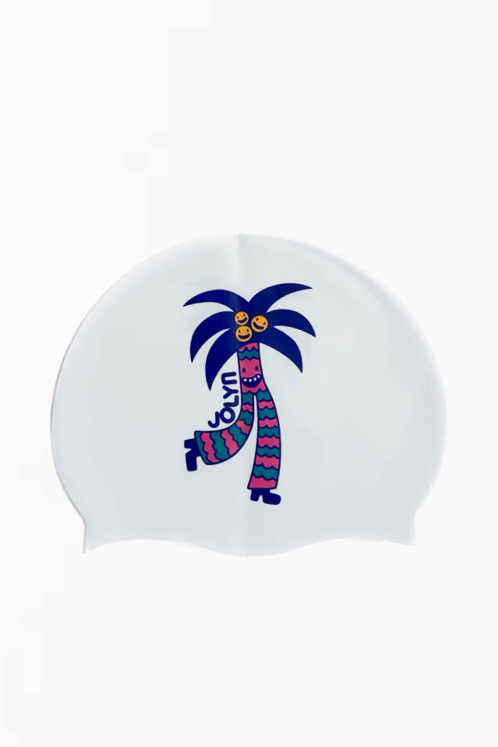 Printed Silicone JOLYN Exclusive Logo Swim Cap| JOLYN