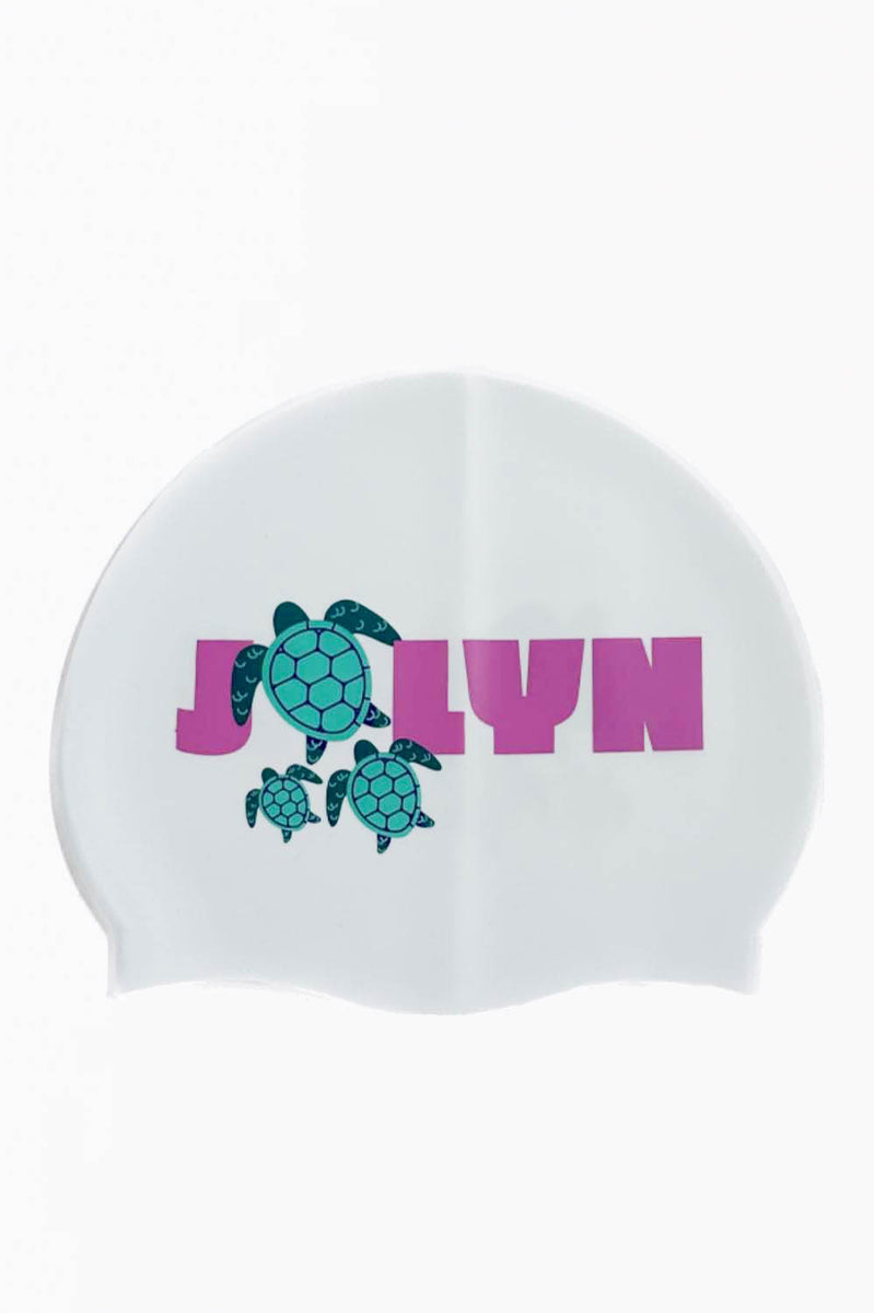 Printed Silicone JOLYN Exclusive Logo Swim Cap| JOLYN