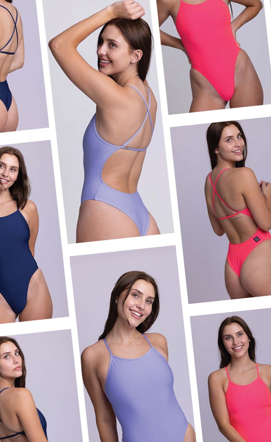 2023 Women Bikini Set Solid Corlor Sleeveless Two Piece Beach Wear