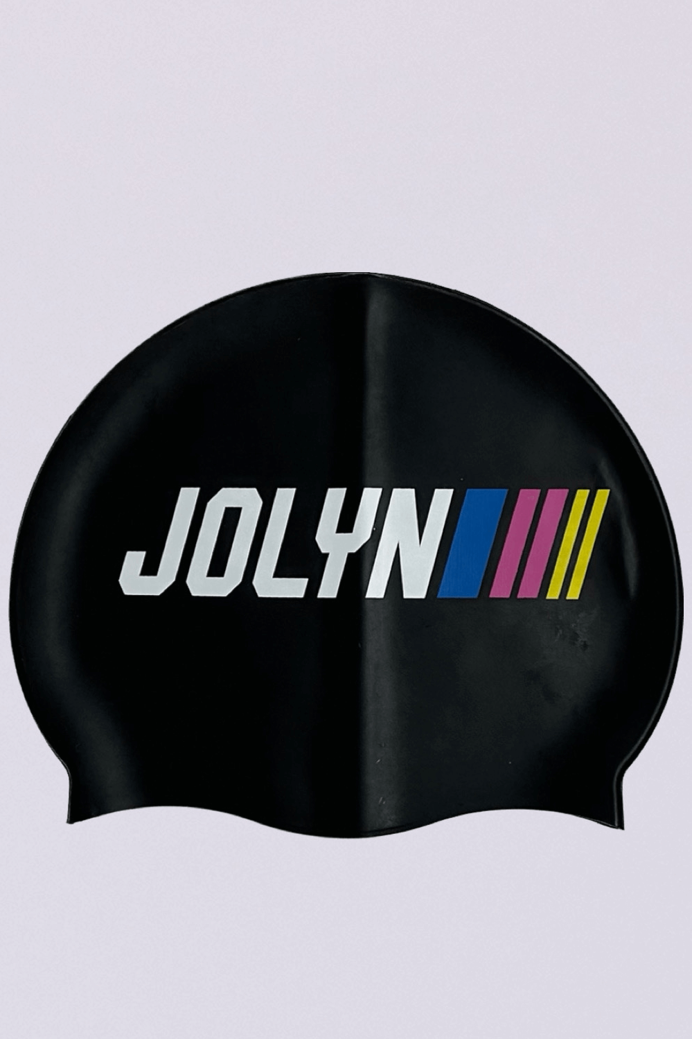 Printed Silicone JOLYN Exclusive Logo Swim Cap| JOLYN