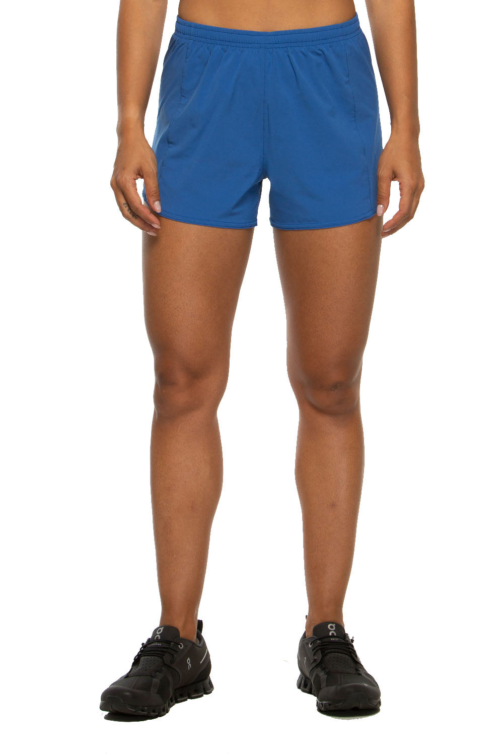 Zelos Women's Size Medium M Blue Stretchy Active Wear Running Shorts C19