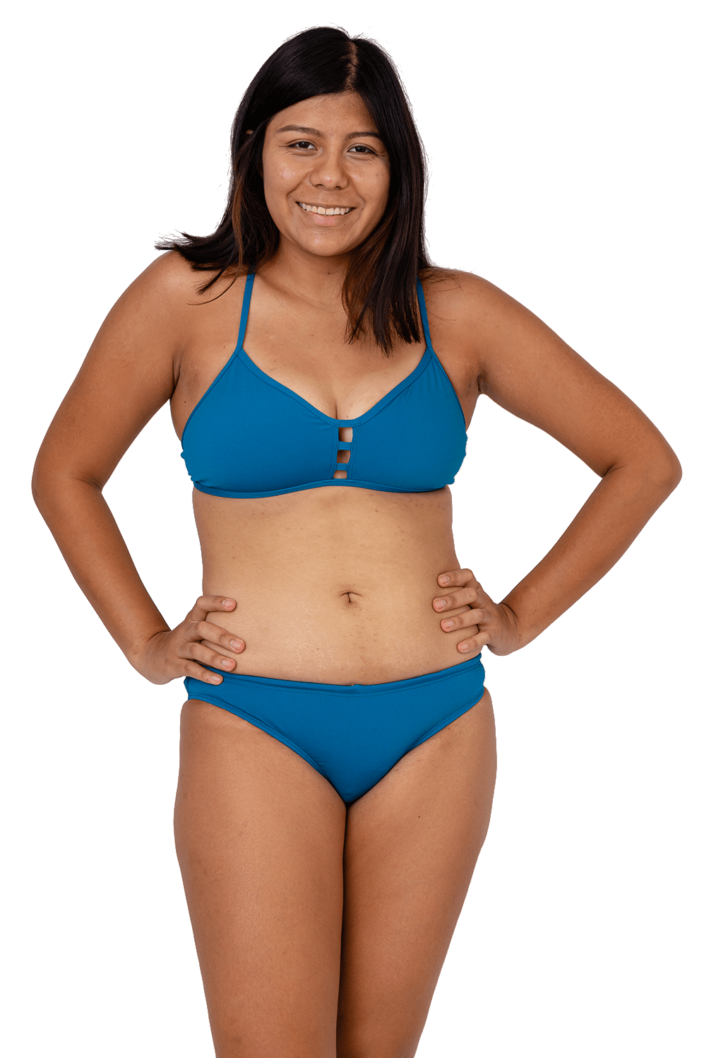 Andy Bikini Women Two Piece Swimsuit Bottom - Hawaii Blue – Jolyn Europe