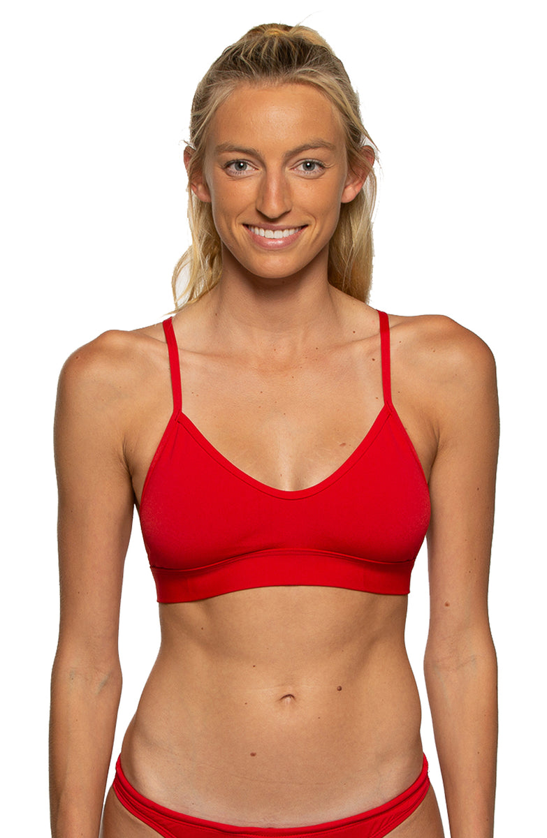 Mara Scoop Neck Sports Bra Bikini Top JOLYN