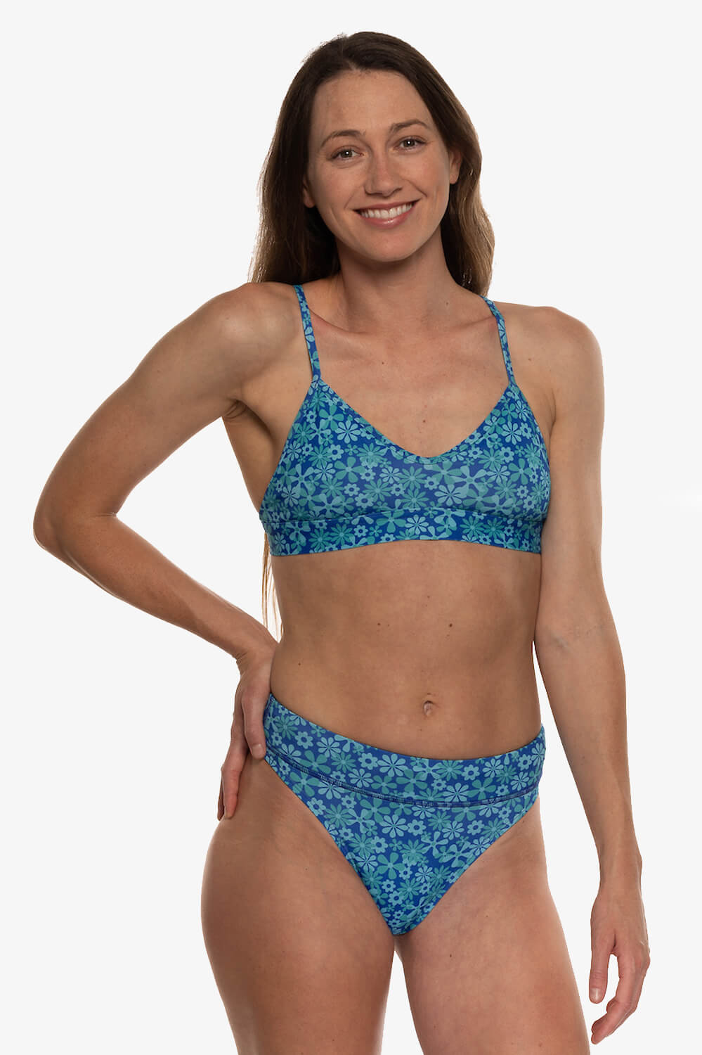 Zoe High Waisted Bikini Bottom Limited Edition Prints JOLYN
