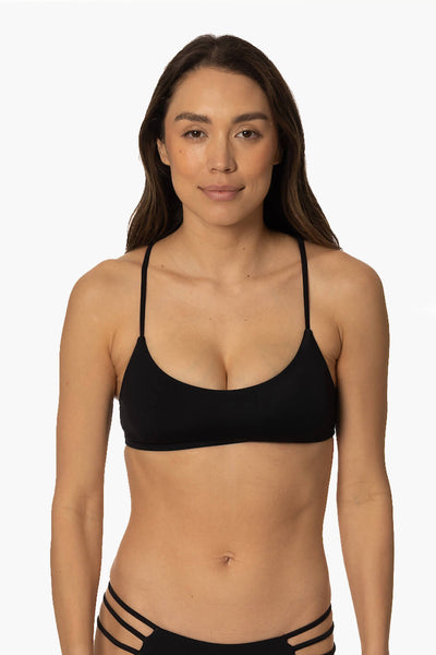 Lanikea Surfing Bikini Top | Fixed-Back Bikini for Surfers | JOLYN