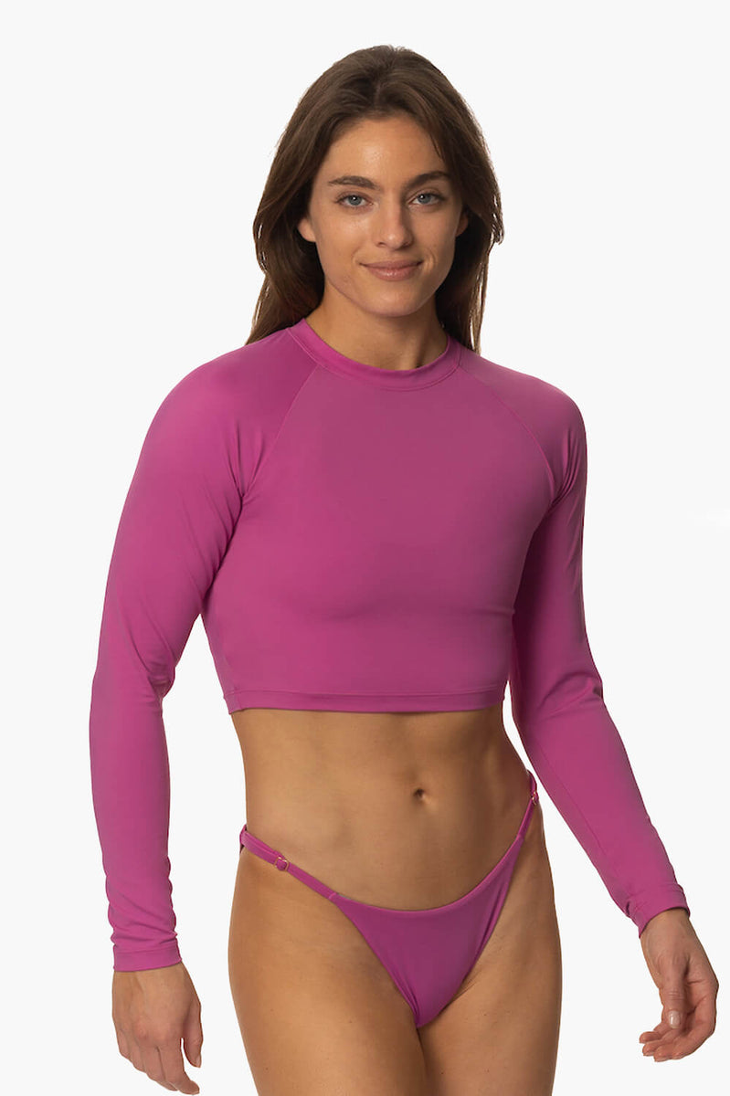 Moana Long Sleeved Crop Rashie JOLYN Surf Collection JOLYN